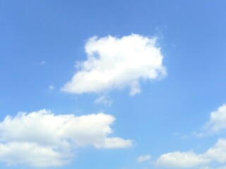 Fototapeta premium background photo of beautiful blue sky and white clouds