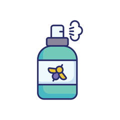 Insect Repellent icon vector stock illustration