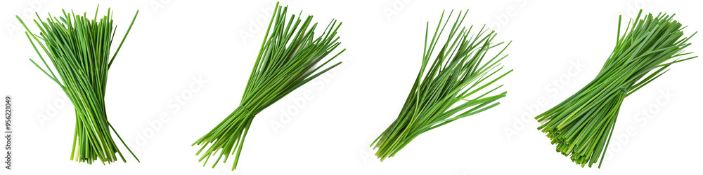 Poster The onion is isolated on a white background and clipped with a clipping path, with full depth of field