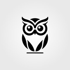 owl logo animal simple line owl vector logo design template owl bird planet logo abstract design template Simple owl head logo design vector baby owl logo icon cute animal vector owl logo vector, owl 