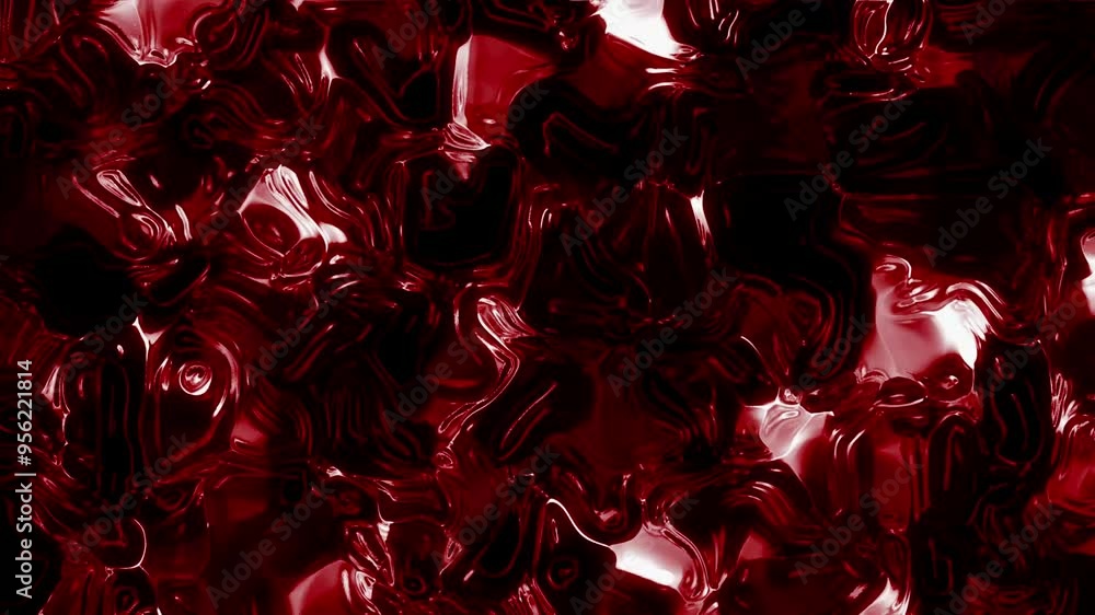 Poster abstract background modern background animated red fluid video effect background