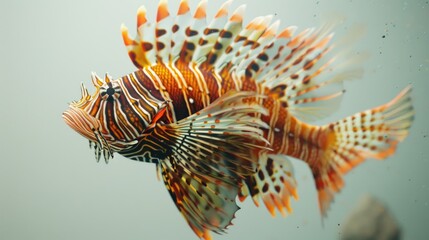 Dendrochirus zebra zebra turkeyfish zebra lionfish