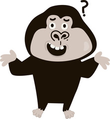 cartoon King Kong illustration