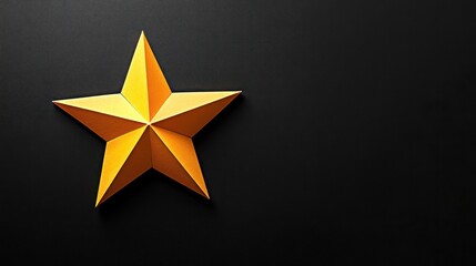 Obraz premium Video Game Style Yellow Star