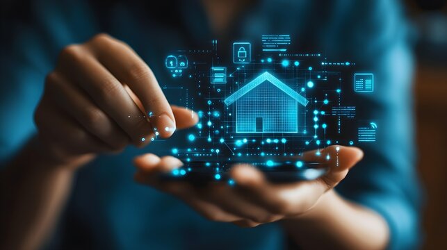 What are the benefits of using automatic payments for your mortgage, focus on, payment efficiency, futuristic, fusion, digital banking interface backdrop