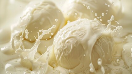 Fototapeta premium production of buffalo mozzarella from Campania in a dairy