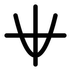 Obraz premium quadratic, polynomial, function, chart, graph, diagram, math, algebra, curve outline icon