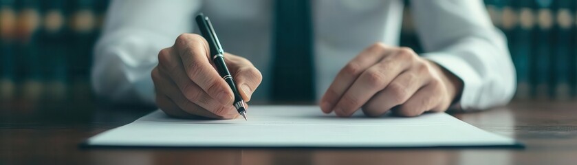 Obraz premium Ghostwriter crafting historical narratives at a state historical society office