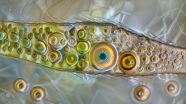 Euglena spirogyra schraubiger Augenflagellat 100Au culture focus flagellum eyespot large paramylon grains chloroplasts DIC microscopic photo