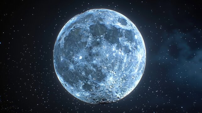 Full moon during blue moon