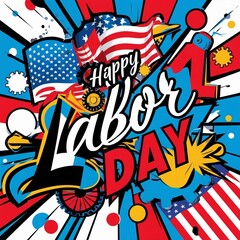 Fototapeta premium labor day background