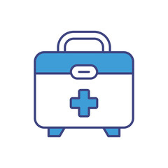 First Aid Kit icon vector stock illustration