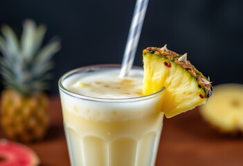 pineapple juice with pineapple
