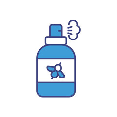 Insect Repellent icon vector stock illustration