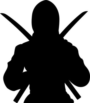 recommend clip art: ninja sword silhouette