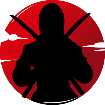 recommend clip art: ninja sword silhouette
