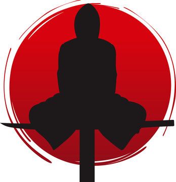 recommend clip art: ninja sword silhouette