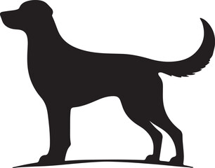 Dog silhouette Vrctor Art & Illustration