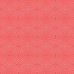 red and white lines forming an intricate geometric design,seamless pattern for decorating all fashion,fabrics,wallpapers and prints on red background.