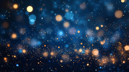 Blue and gold color combination, festive background