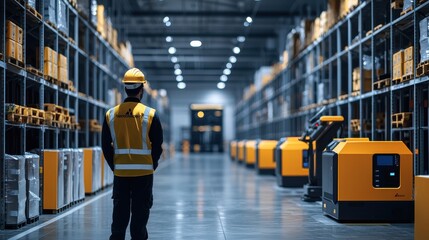 Exploring the Human Element within a Technology-Driven Warehouse Environment: A Study of Collaboration between Machines and Workers. the seamless integration of advanced technology with human labor