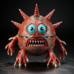 Fototapeta premium Monster of the Microbe