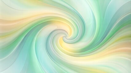 Soft pastel swirl background, light green and yellow tones, gentle abstract design with copy space