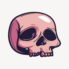 skull illustration vector