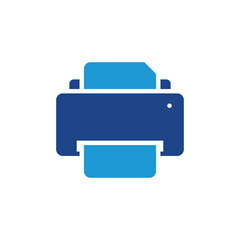 Printer icon, Print sign vector