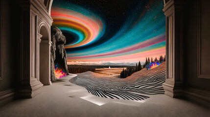 Paysage surréaliste