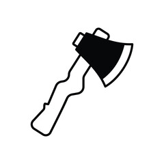 Hatchet icon vector stock illustration
