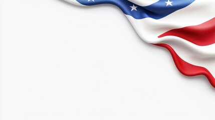 Vibrant 3D Thailand Flag Banner: National Pride and Patriotism Concept for Digital Designs on White Background