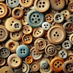 87 26 Four Hole Buttons Buttons with four holes for sewing onto