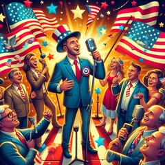 88 31 Independence Day Patriotic Karaoke Night A karaoke party f