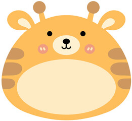 Giraffe animal Name tage Kindergarten