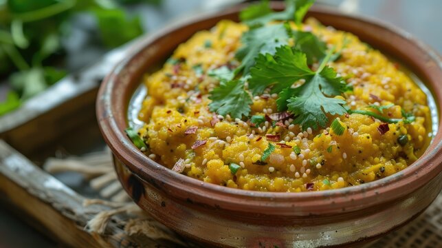 Millet Khichdi or bajra khichadi is a one pot healthy and protein rich gluten free Indian meal