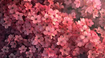 Fototapeta premium Pink tiny flowers