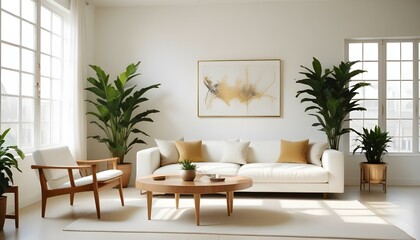 Photo interior modern design room 3d illustration