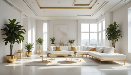 Photo interior modern design room 3d illustration