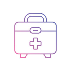 First Aid Kit icon vector stock illustration