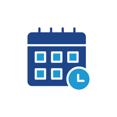 Calendar icon, calendar sign vector