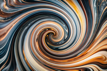dark brown and yellow, swirling spiral, high contrast, abstract swirl, dramatic effect, dynamic design, abstract background, artistic spiral, motion effect, color contrast, swirling motion, dark tones