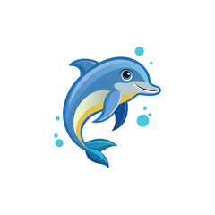 dolphin fish vector art and illustration