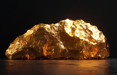 Naklejka premium Gold Nugget.