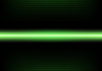 26090301 green laser on black background