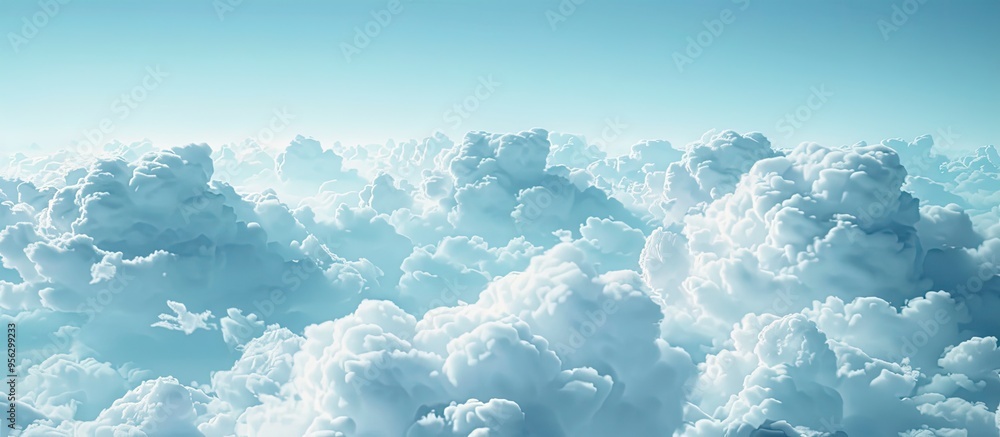 Aufkleber cloudy skies in contrast to sunny weather conditions are conducive to enjoying the picturesque view 