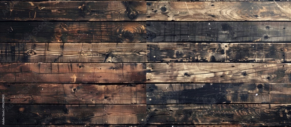 Aufkleber utilize a vintage wooden plank surface with a natural pattern as a backdrop for design projects like