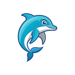dolphin fish vector art and illustration