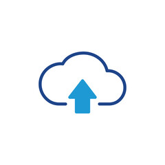 Upload icon, upload sign vector