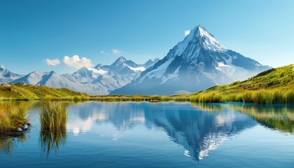 Mountain Lake Reflection